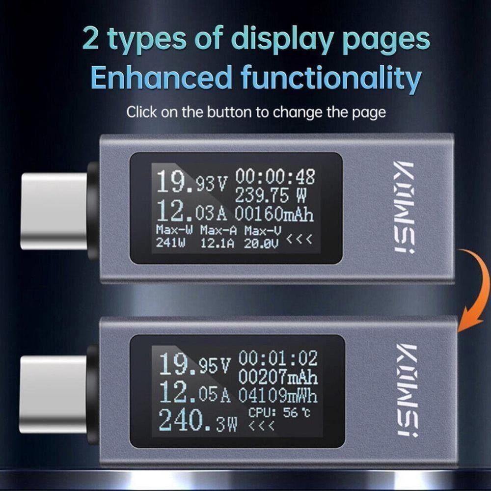 DC 4-30V Current Tester Multi-function Digital Voltmeter  Battery Testing