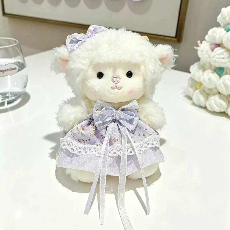 Soft Cute Lamb Plush Toy With Polyester Fiber For Kids Gift And Comfort