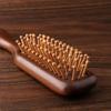 Narrow air cushion comb Massage comb head sandalwood solid wood comb Portable hair brush Household
