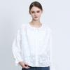 Ozoc 3d Flower Embroidery Pattern Long Sleeve Blouse Ozoc 001