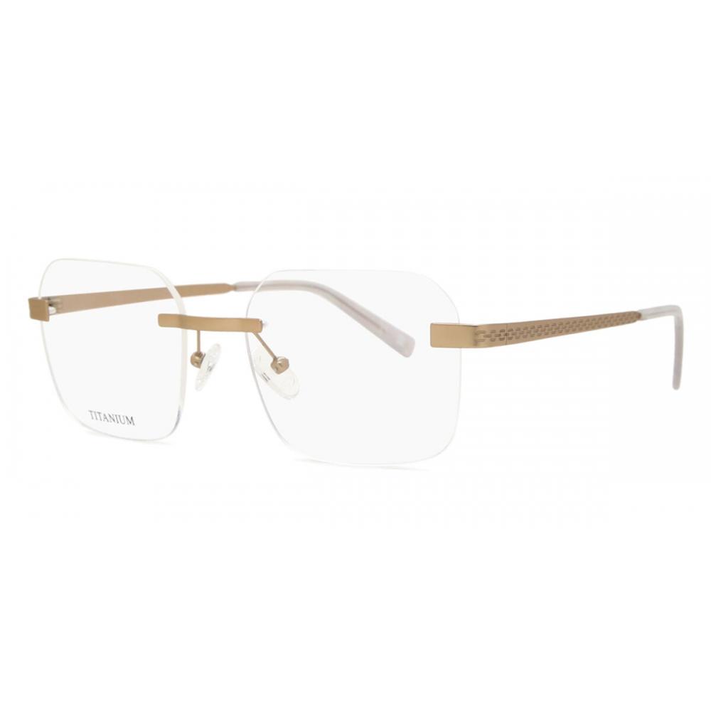 Rimless Square Gold SmaRtbuy Collection Kendra Rt 0038 C16 Fashion Unisex Eyeglasses