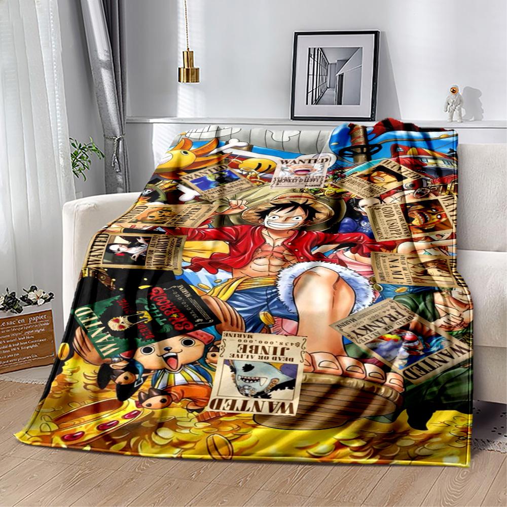 One Piece Adventure Suitable Blanket for Offices, Travel, Living Rooms Also a Good Gift for Friends and Family Suitable for All Seasons.