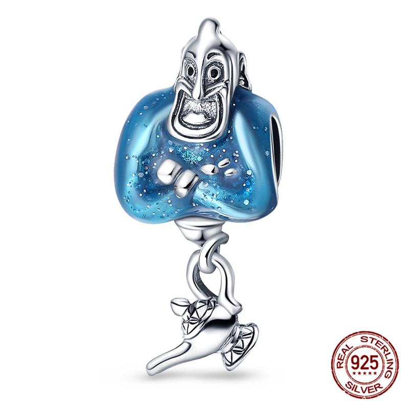 Marvel Disney Snow White Tree Elf Mickey 925 Silver Charms for DIY Jewelry Making Women Gift Bracelet