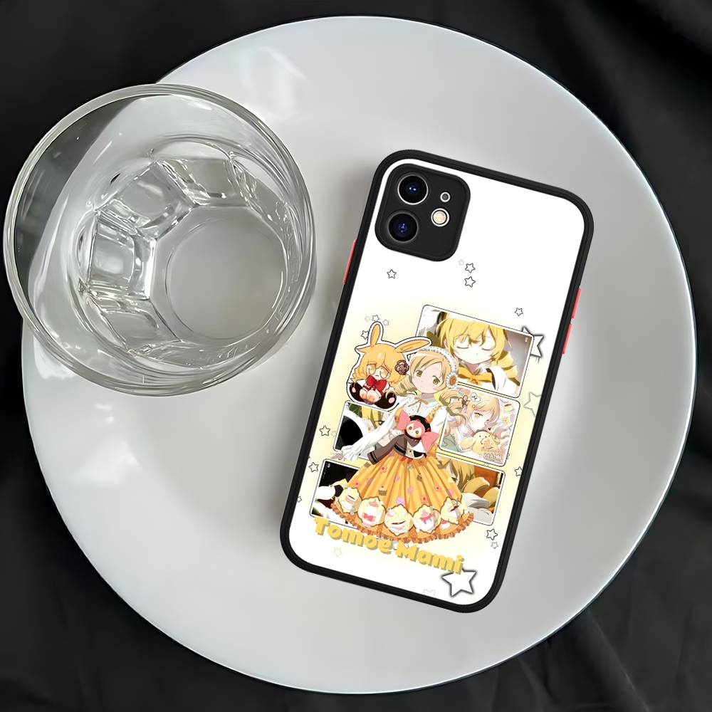Cute Anime Puella Magi Madoka Magica Silicone Case For IPhone 16 15 14 13 12 11 Pro Max Plus X XS MAX Shockproof Matte Cover