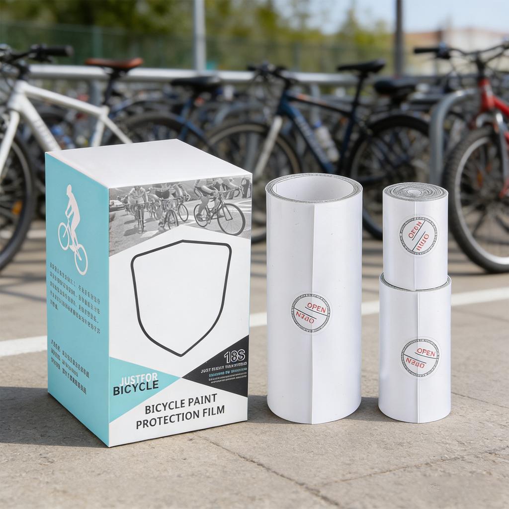 Bicycle Frame Protector Transparent Mountain Bike Frame Guard Chainstay Protector Bicycle Stickers Tape Bike Accessories