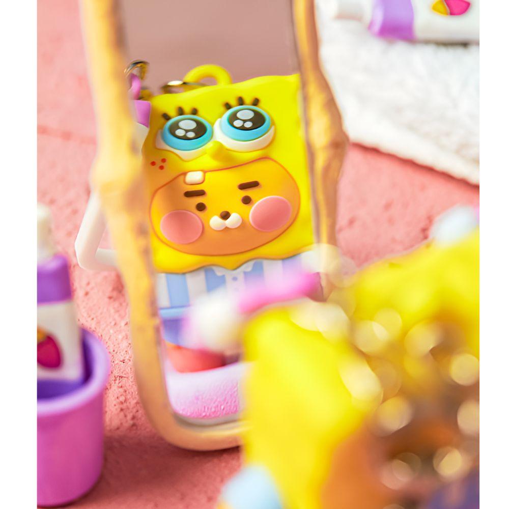 SpongeBob X Kakao Friends Malý Ryan Dětský SpongeBob Figurka Klíčenka PVC Roztomilá Kawaii Mini Panenka Klíčenka