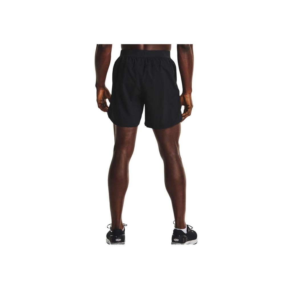 Under Armour Woven Running Training Fitted Shorts Men shorts Black 1361492-001
