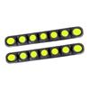 2pcs Safety Warning Bumper Reflector Strips Self-Adhesive Reflective Car Decal  For Car SUV Truck