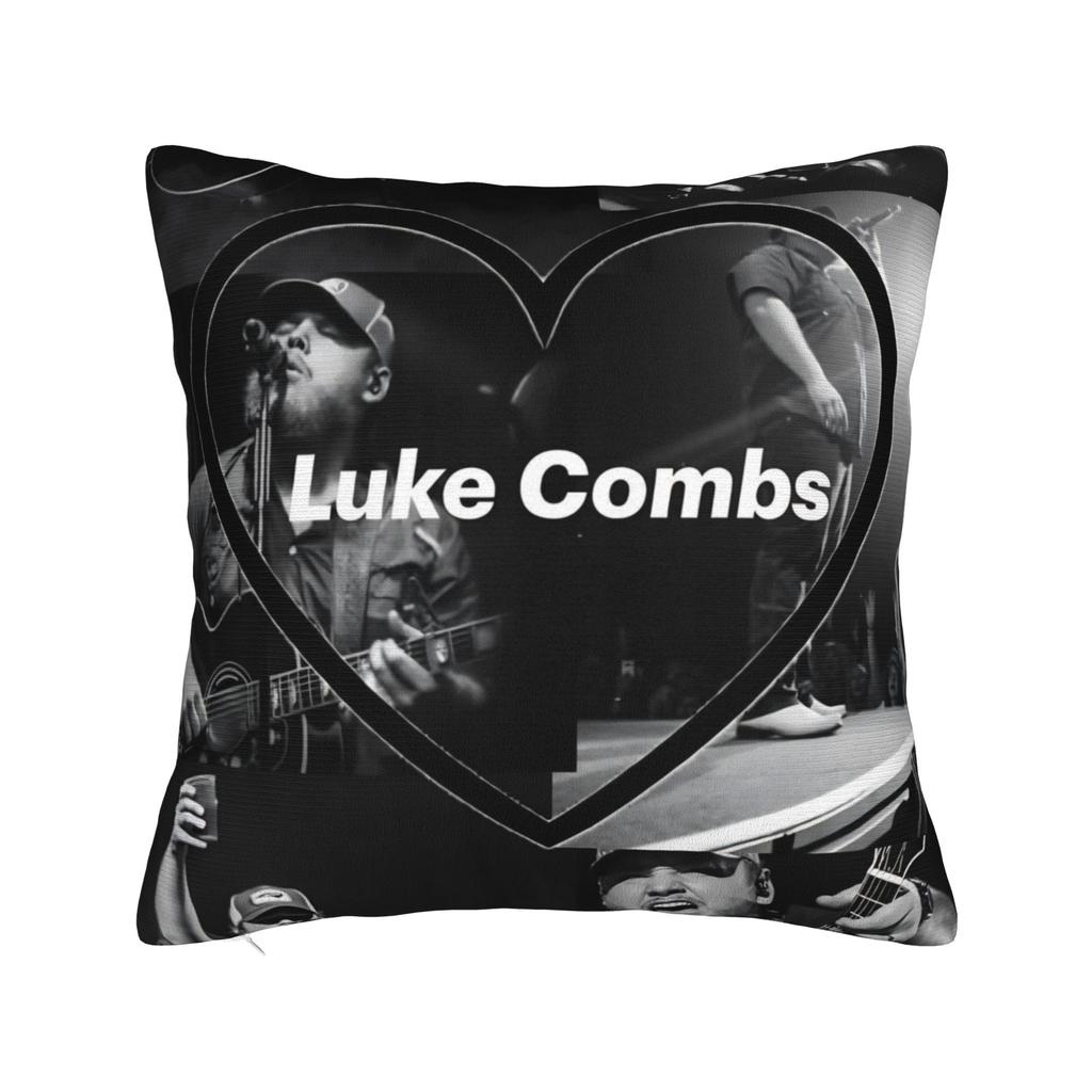 Decorative Pillowcases  Lukes Combs Tour  Merchandise Home  Pillow Case Cover Square Multiple Sizes