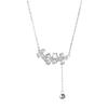 Ginkgo Leaf Tassel Necklace: Autumn/Winter Petal Pendant Clavicle Chain for Women, Versatile and Exquisite Style.