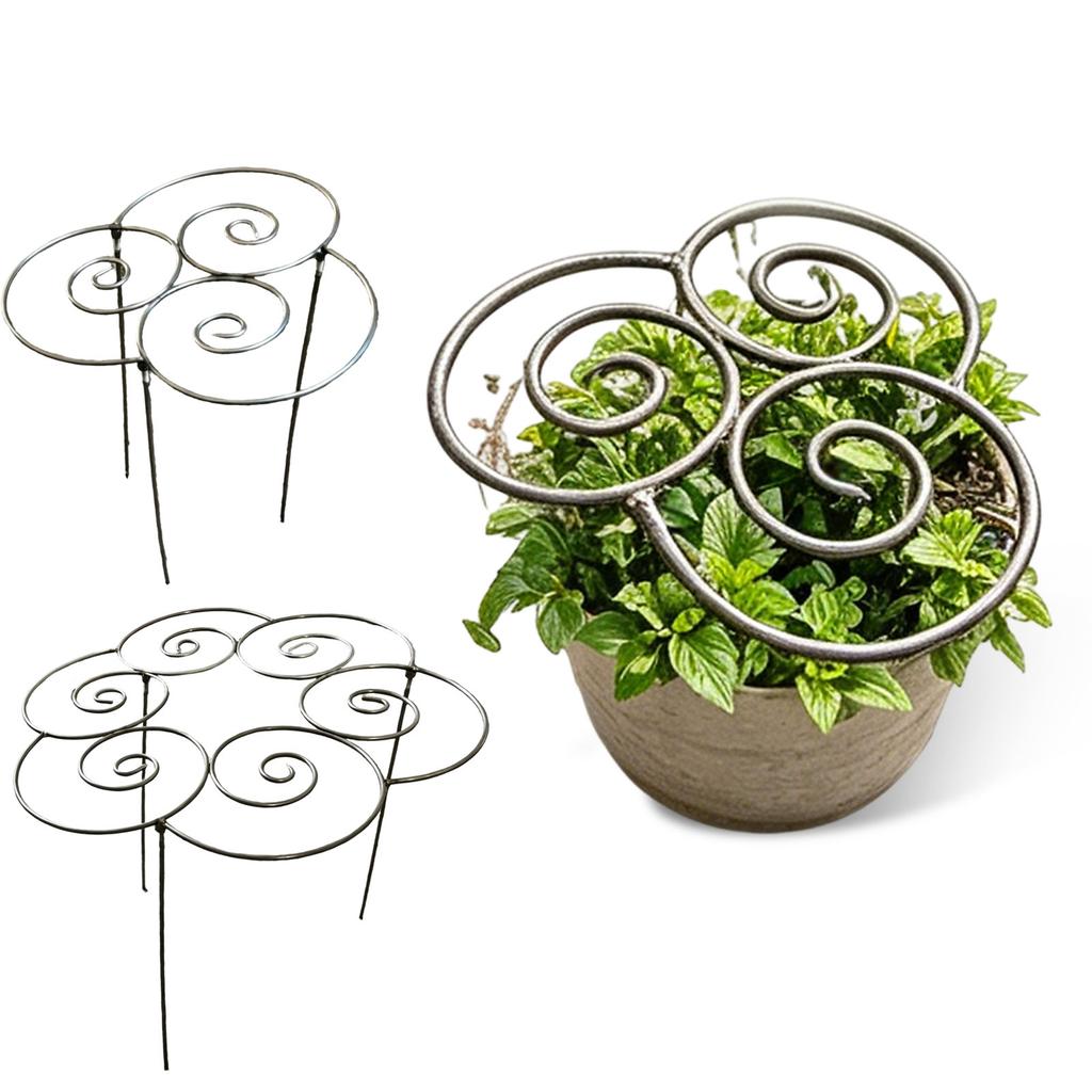 Plant Stem Supports, Plant Supports, Metal Reusable Plant Stabilizers, Plant Accessories