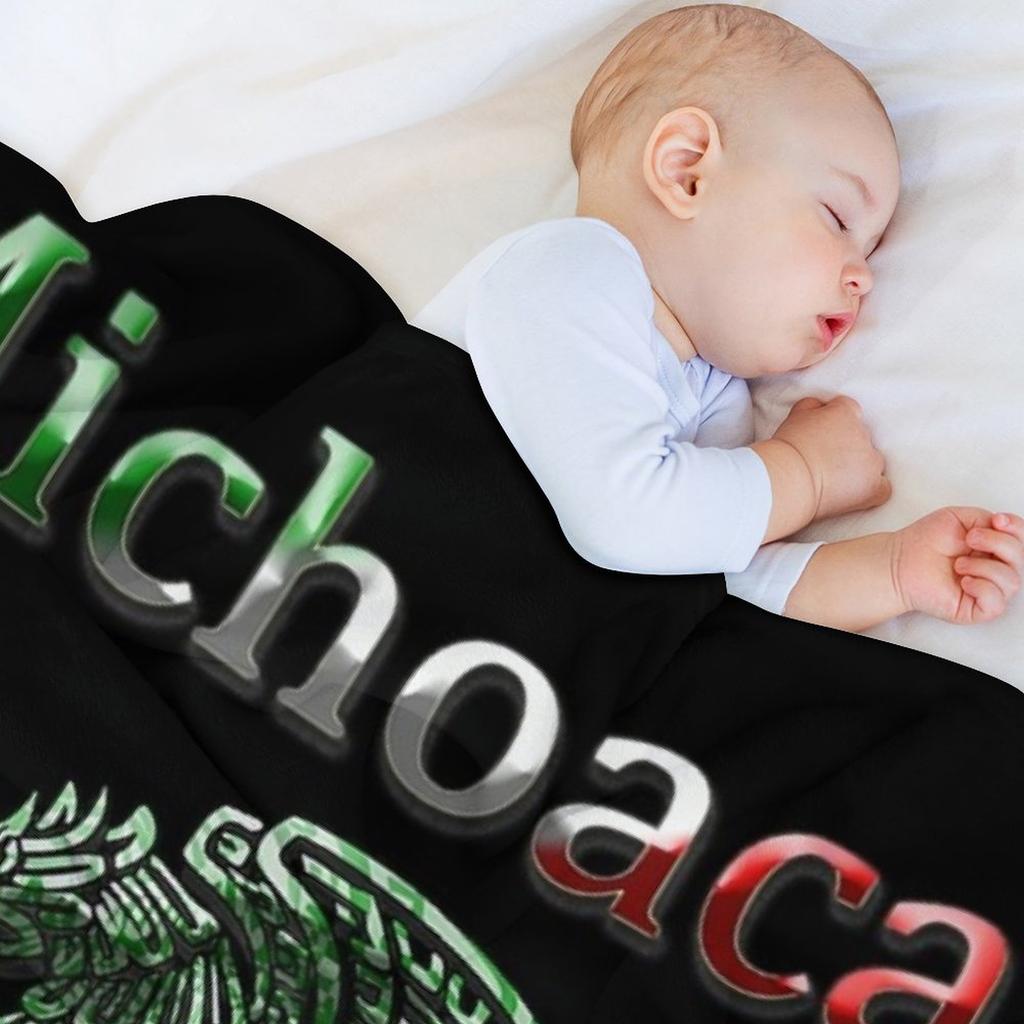 Michoacan Morelia Mexican colt flag Mexico Throw Blanket bed plaid Single funny gift Extra Large Throw Blankets
