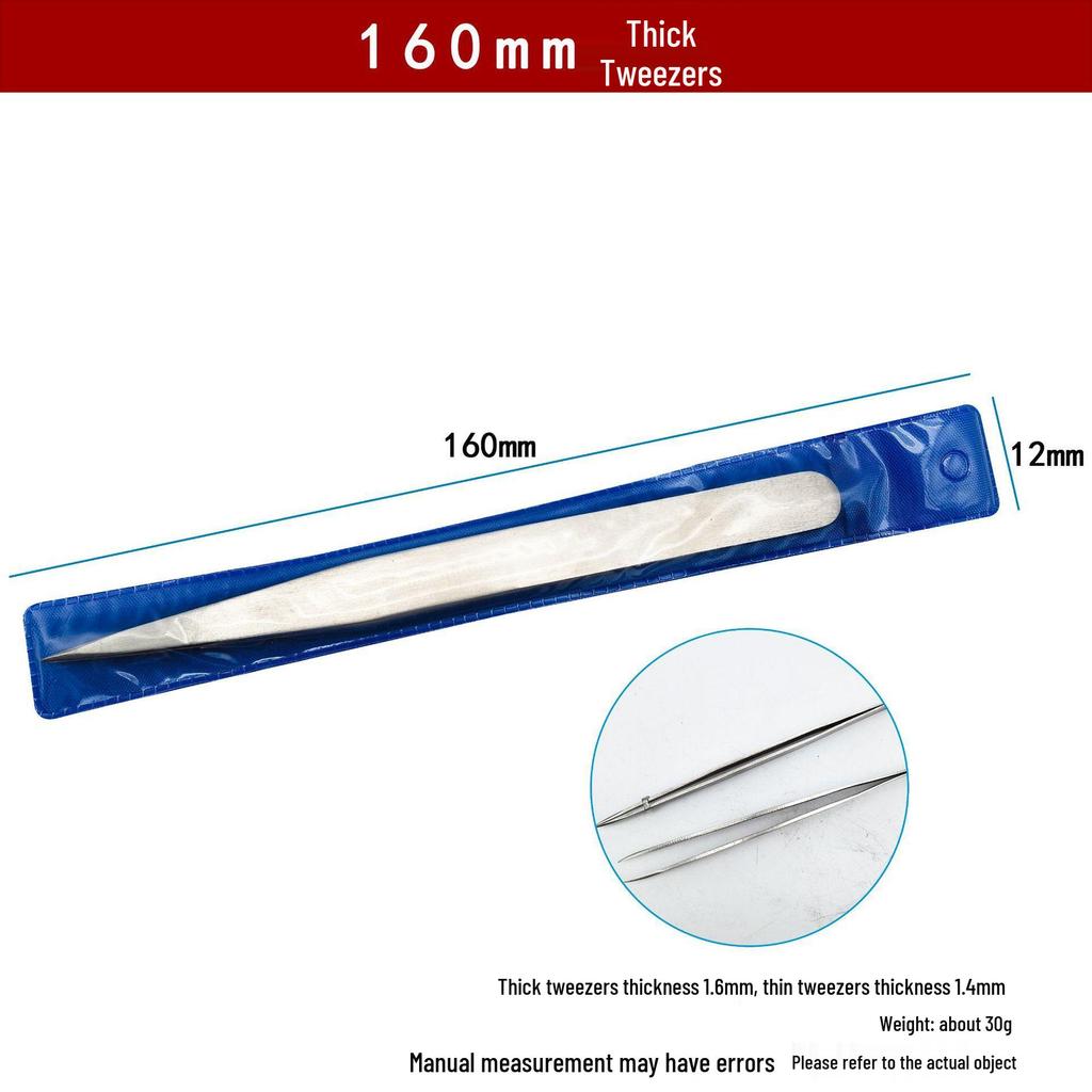 Gold-Plated Stainless Steel Tweezers for High-Temperature Jewelry Welding and Testing
