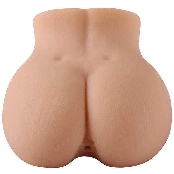 Vagina and Anal Double Holes Sex Doll, Manual Masturbator Cup, Male Masturbators with Realistic Buttocks, Adult Sex Toys