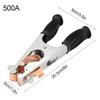 500 A Ground Cable Clip Copper Manual Welder Durable Electrode Holder Tool  Welding
