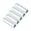 5pcs M6 * 40 Long Rod Nut Hex Hexagonal Sleeve Nut Standoff Threaded Fasteners
