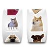 500PCS Cartoon Cute Animals Dog Cat Roll Sticker Funny Coffee DIY Loptop Luggage Guitar Kawaii Wall Room Bar Stickers Gifts
