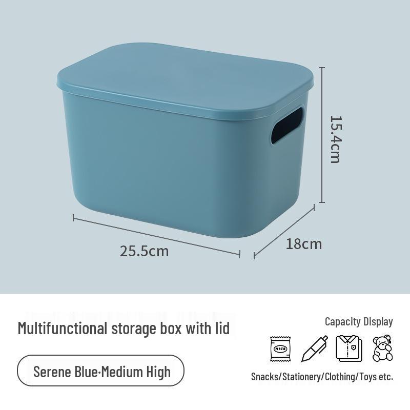 Stapelbarer Kunststoff-Aufbewahrungsbehälter für Haushalt, Wohnzimmer, Schlafzimmer, Studentenwohnheim - Spielzeug-Organizer