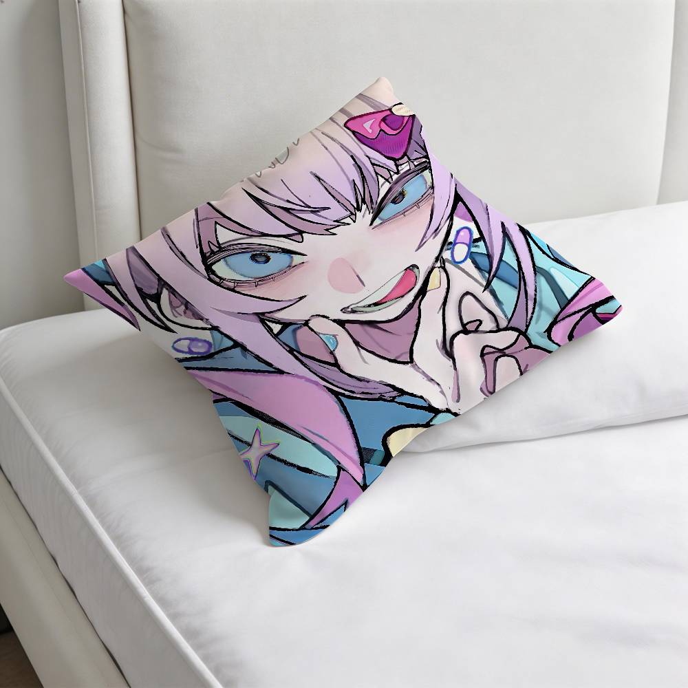 Kangel NNeedy Streamer Overload Square Pillow Case Soft Decorative Throw Pillow Cover for Home Sofa Bed