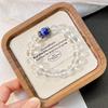10Mm Design Natural White Crystal Lapis Lazuli Bracelet Bracelet.