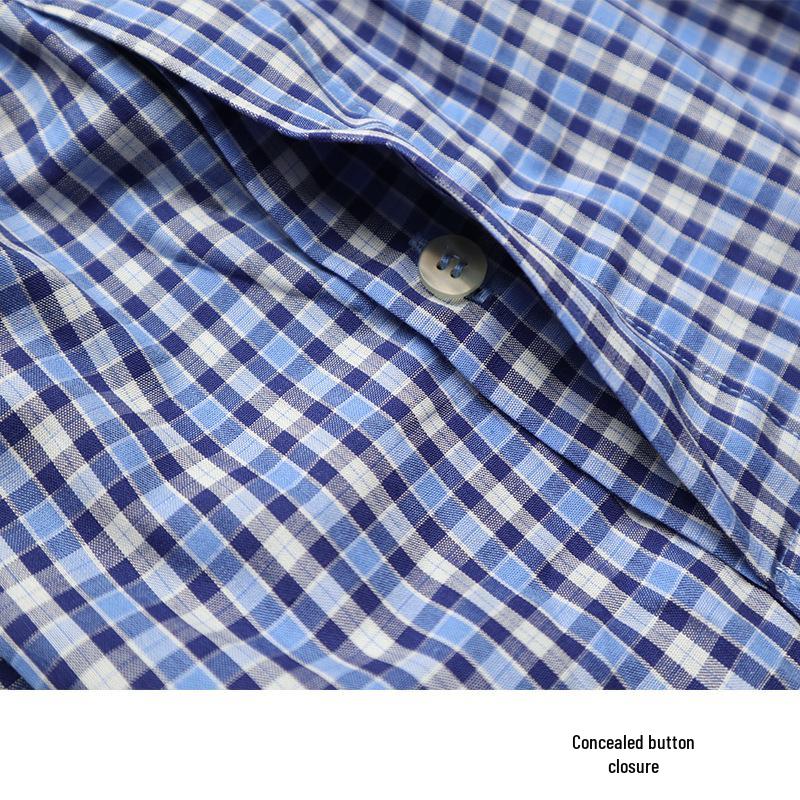 Men’s Loose Fit Plaid Cotton Boxer Briefs Pajama Pants