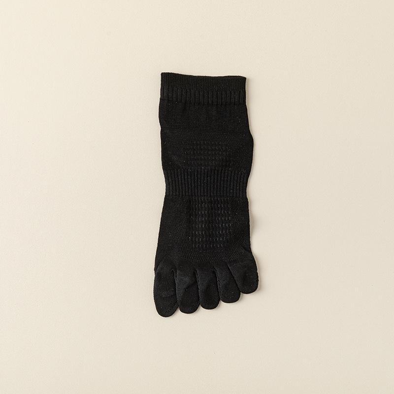 Five-finger Socks, Men's Short Socks, Summer Thin Pure Cotton Mesh Breathable Shallow-mouthed Split-toe Men's Split-toe Boat Socks