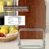 1pcs Stainless Steel Cutting Board Storage Rack Groove Bracket Suitable for Thin Cutting Boards and Plates Multifunctional Shelf