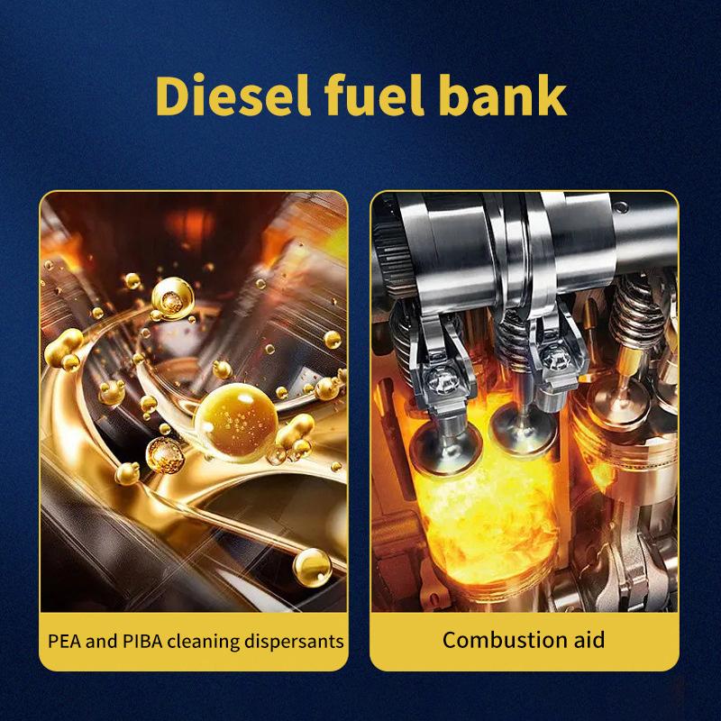 1Pc Diesel Saver Engine Carbon Deposit Save Diesel Increase Power 120Ml Diesel Fuel Additive Injector Cleaner