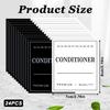 24 Pcs Waterproof Soap Labels Lotion Labels Reble Kitchen Hand Soap Dispenser Label Stickers Bathroom Labels Stickers for Shampoo and Conditioner