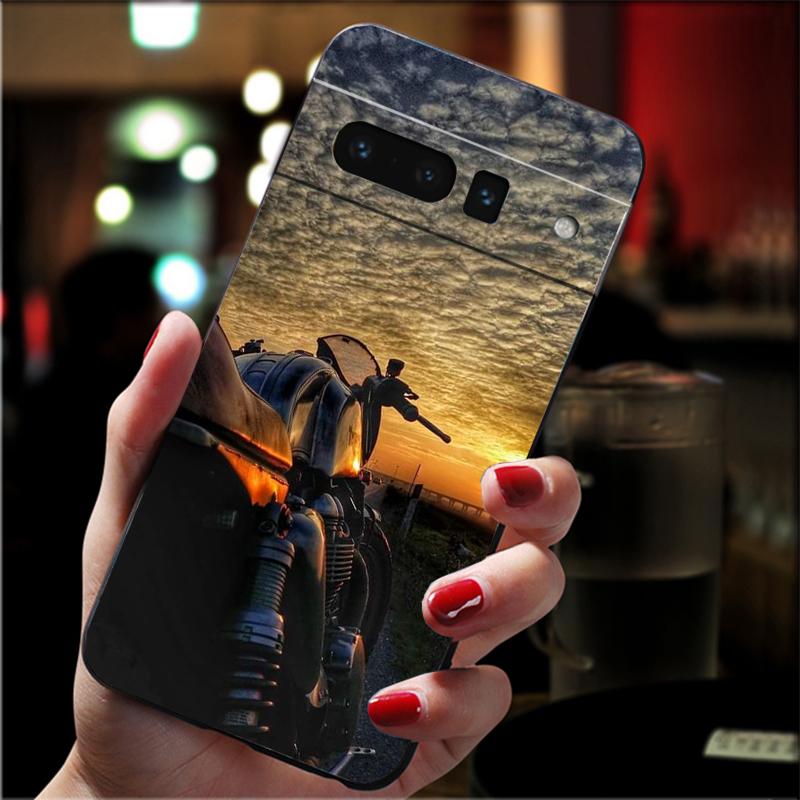 Moto Cross Motorcycle Sports Phone Case for Google Pixel 7 Pro 7 6A 6 Pro 5A 4A 3A Pixel 4 XL Pixel 5 6 4 3 XL 3A XL 2 XL Funda