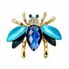 Decorative Insect Brooch Pin with Alloy Body for Coat Lapel Cardigan and Bag Accent, Single Jewelry Accessory Wear