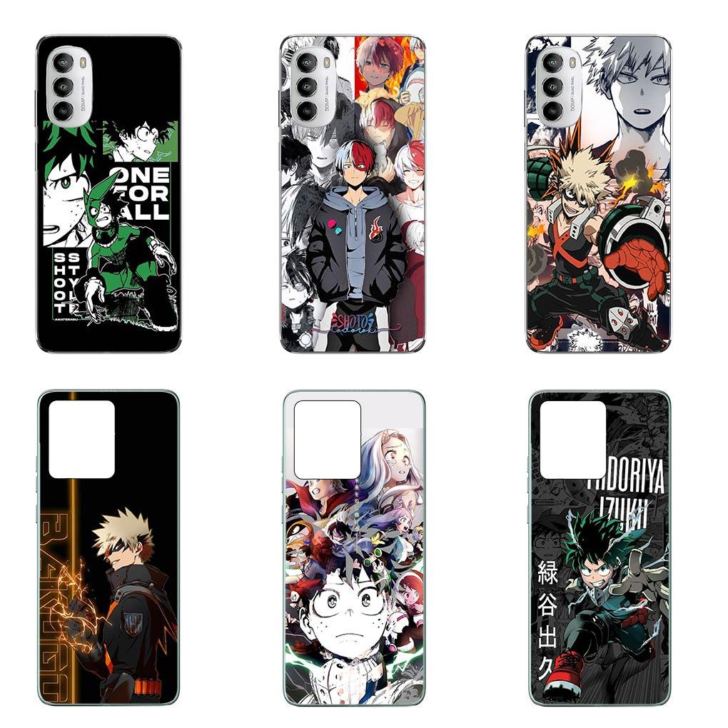 Midoriya Izuku My Hero Academia Phone Cover for Motorola Moto G13 G14 G53 G54 G62 G72 G82 G84 E13 E20 G42 G32 G23 G22 Soft Case