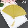 Chinese Style Classical Fan Carved Full Bamboo Folding Hand Fan Home Decor Dance Hand Fan Fashion Show Props Crafts Gift