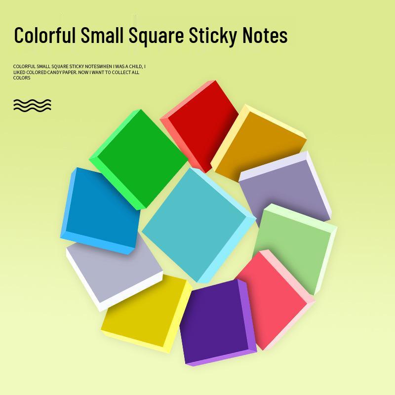 Bunte kleine abreißbare Haftnotizen: Multifunktionale Index-Registerkarten für Schüler