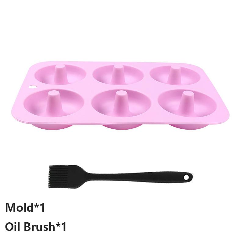 Non-Stick Silicone Donut Mold for Home DIY Baking with Heat-Resistance and Easy Release For Baking Accessories