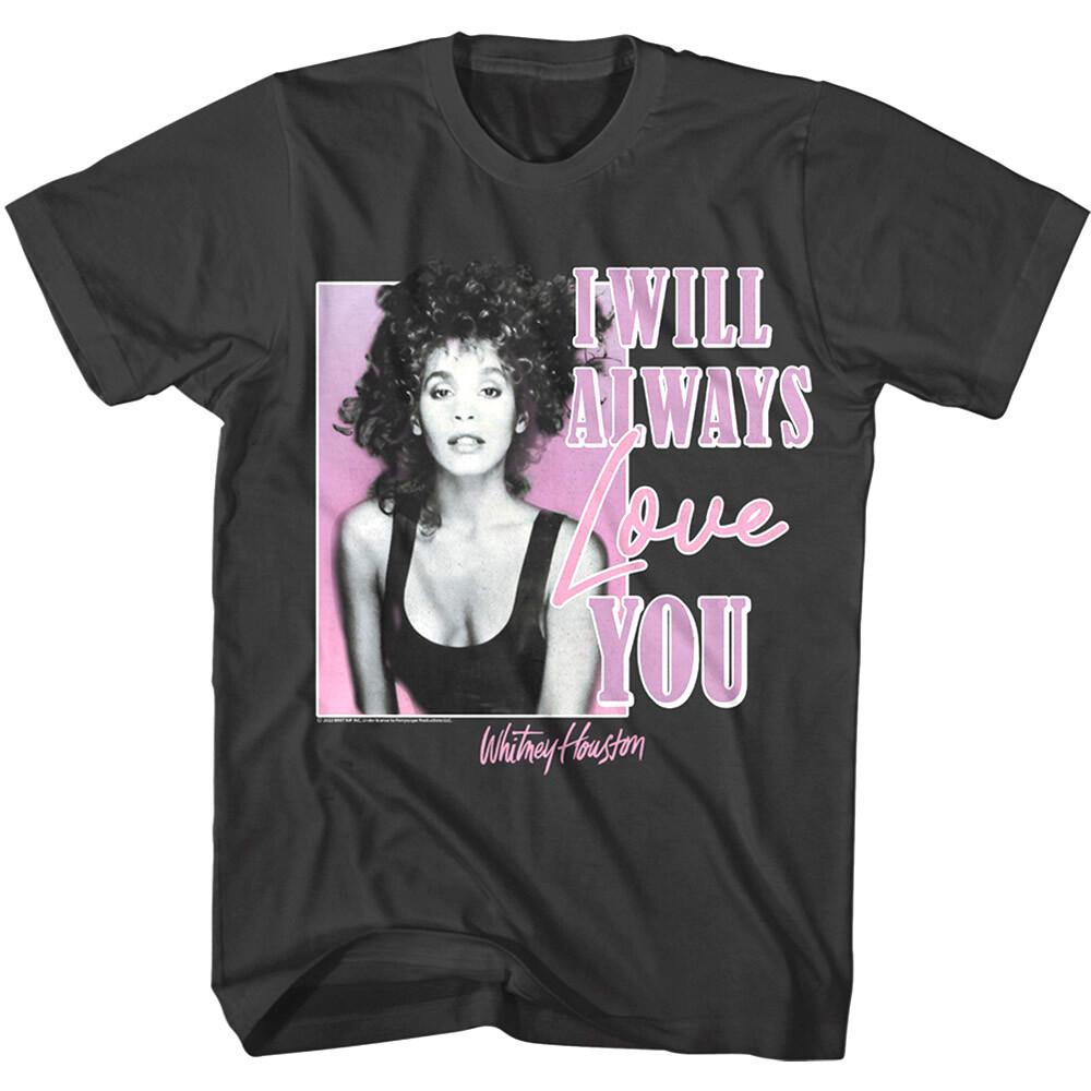 Whitney Houston I Will Always Love You Men T Shirt Pop Music Single Concert XL