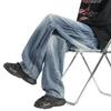 Jeans Men's American Wide-leg Loose Straight Hip-hop Draped Floor Trousers