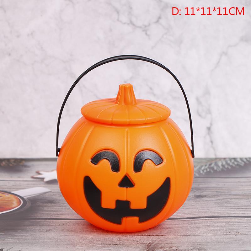 Halloween-Party-Requisiten, Kunststoff-Kürbis-Eimer, dekorieren Sie Halloween-Dekoration