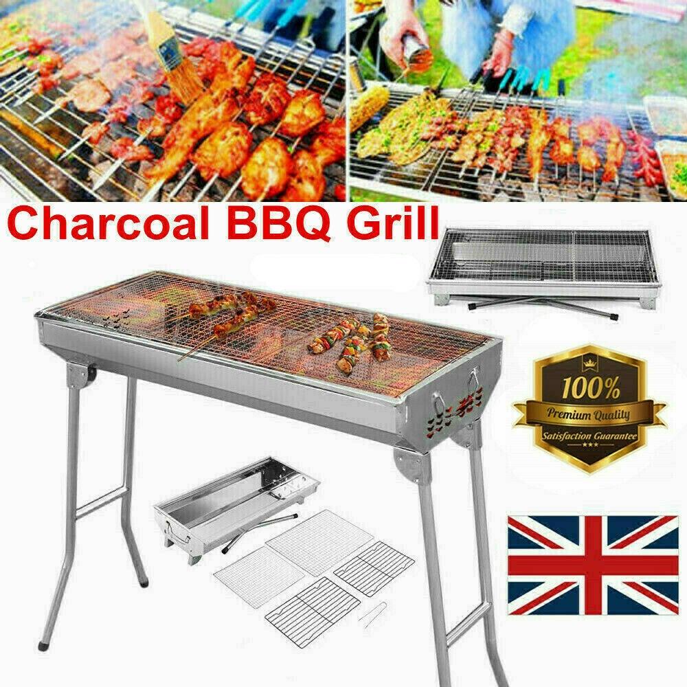 Griglia Portatile Pieghevole a Carbone da Cucina Cookice Griglia BBQ in Acciaio Inossidabile Griglia da Barbecue Griglia per Cottura BBQ da Esterno Griglia da Barbecue