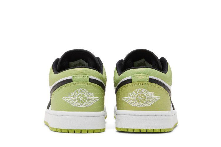 Jordan 1 Low Snakeskin Vivid Green (Women's) Sneakers