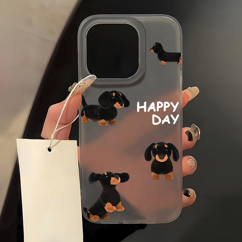 

Чехлы для мобильных телефонов iPhone 11 13 15 Pro Max 12 14 Pro Max Чехол для iPhone 16 15 Plus 13 Pro 12 Матовая текстура с рисунком в виде мультяшных цветов iPhone 16 Pro Max чёрный