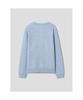 8SECONDS Wool Blend Henley Neck Knit Pullover Sky Blue