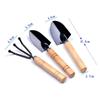 3PC Shovel Rake Set  Garden Tools With Wooden Handle Steel Garden Tools