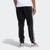 Adidas Originals Trefoil Contrast Stitch Velvet-Lined Warm Cuff Joggers Men Bottoms Black GN3888