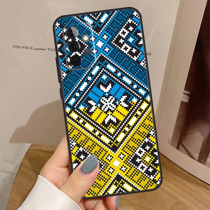 Ukraine Ornament Pattern For Samsung Galaxy A53 A33 A13 A23 A15 A25 A35 A55 A51 A71 A12 A32 A52 A14 A34 A54 Case