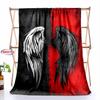 New Arrival! Angel Wings Theme Soft Blanket for Bed Bedroom Sofa Picnic,Warm Throw Blanket for Cover Outdoor Leisure Nap Office