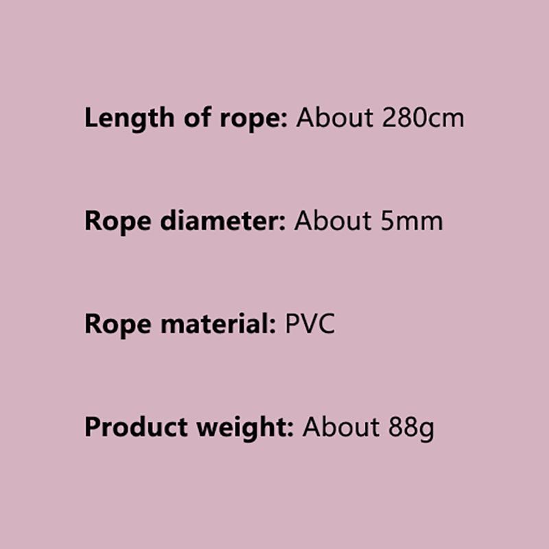 Sports Racing Jump Rope Pp Handle Adult Men Women Fitness Jump Rope 5Mm Thickening