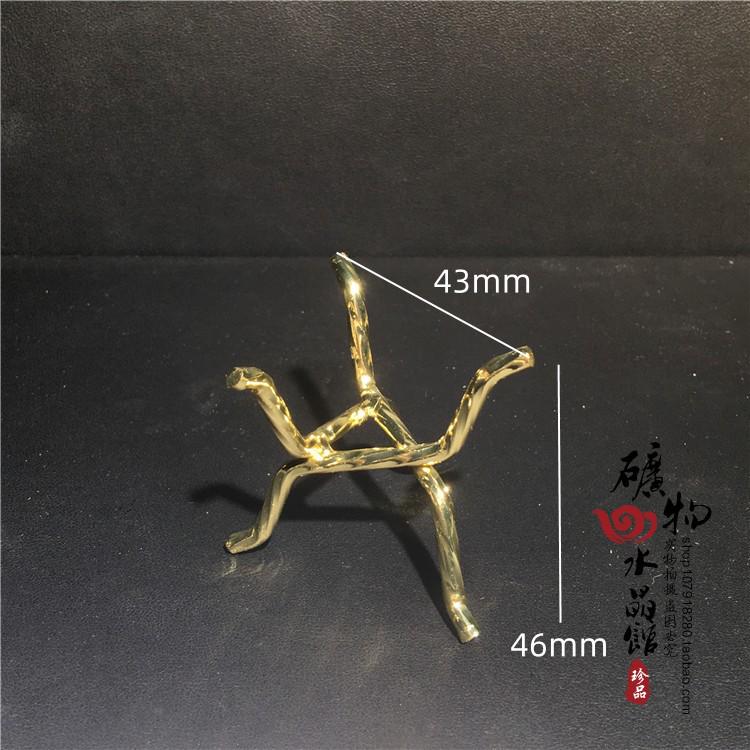 Crystal Stone Metal Bracket Alloy Display Shelf Decor