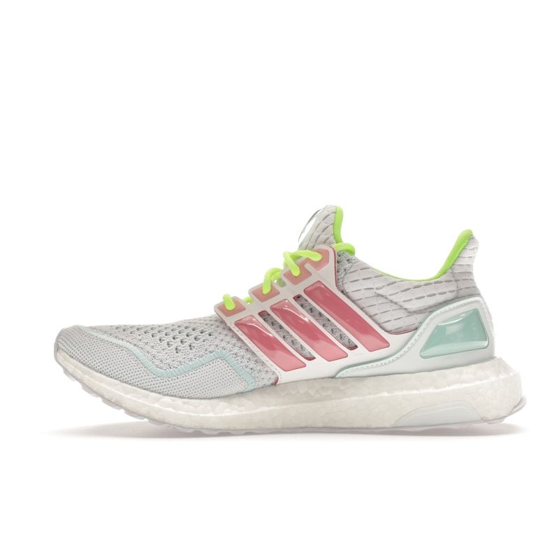 Adidas UltraBoost 1.0 White Bliss Pink Women Sneakers Cloud-White Lucid-Lemon ID5949