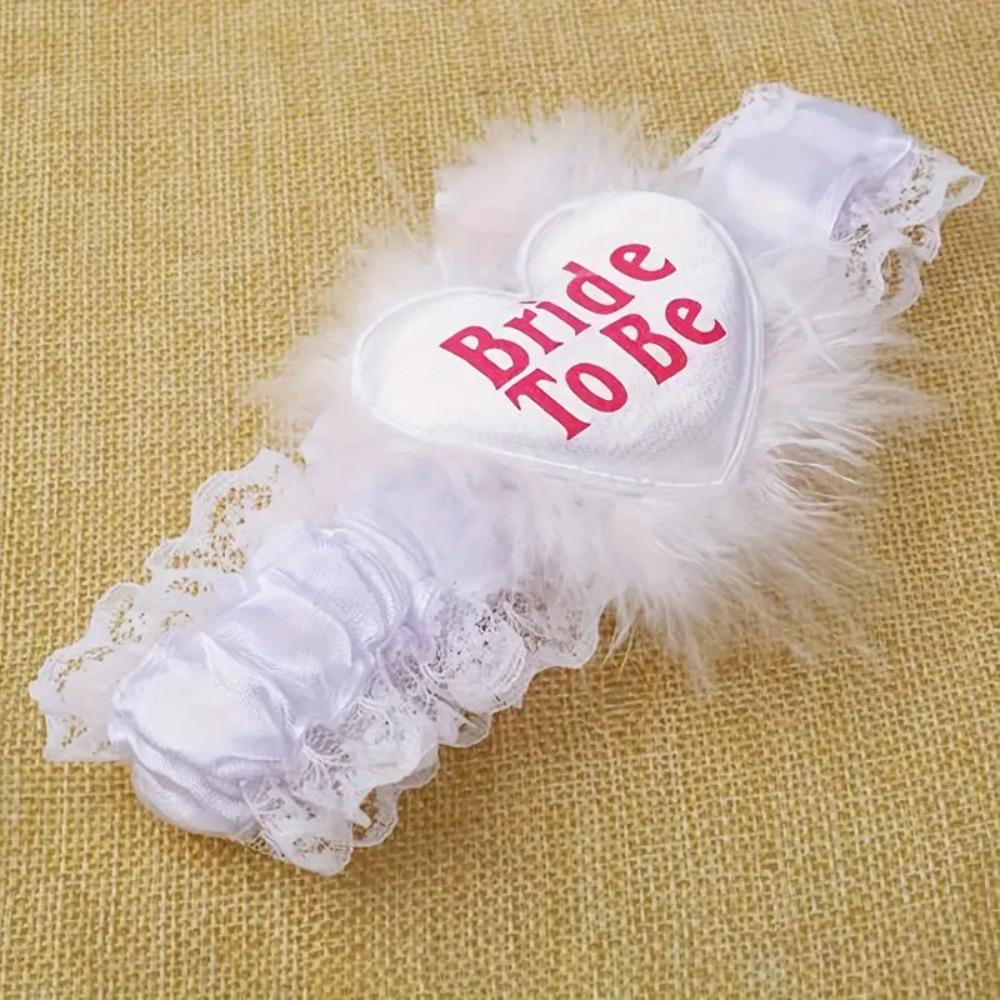2/4 Pcs Cute Bride To Be Love Leg Rings for Wedding Party Valentine's Day Bridal Shower Bachelor Party Decorative Leg Rings